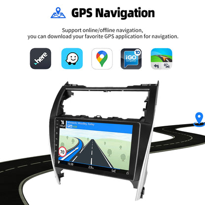10.1" Android15 JBL For Toyota Camry 7 XV 50 55 2012 2013 2014-2015 2016 2017 Multimedia Carplay Car Player GPS Navigation Radio