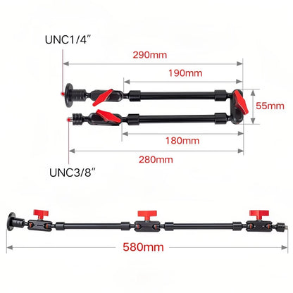 32" 22" Mobile Phone Bracket Magic Arm for Camera Articulated Flexible with Desk Clamp Mount Tablet Magsafe Webcam Stand