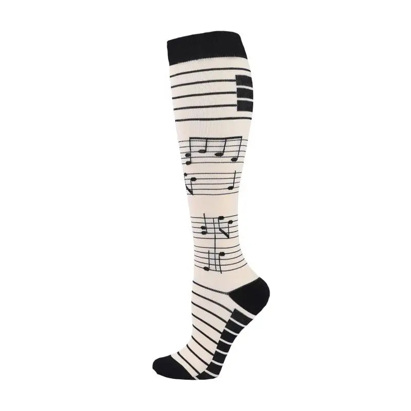 58 Styles Compression Socks 30 Mmhg Heart Star Stripe Socks New Unisex Golfs Tube Thigh Men Outdoor Long Pressure Stockings