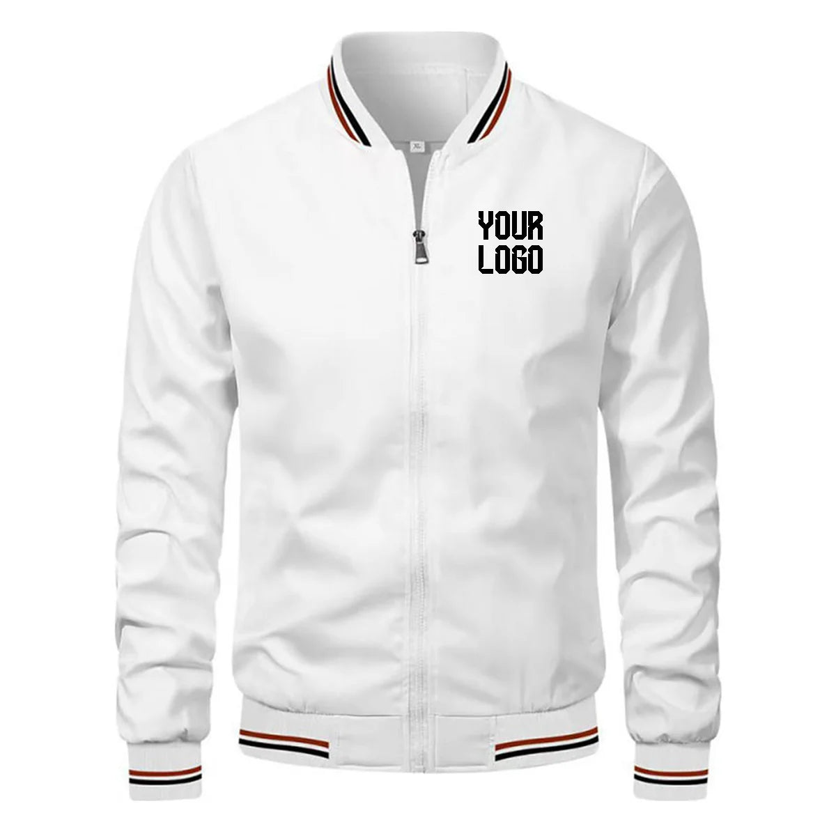 2026 fashionable slim-fitting men's jacket, windproof and comfortable autumn coat, can be customized with pictures or text