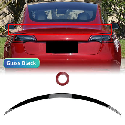 For Tesla Model 3 2017-2023 Tuning Original High-performance Rear Trunk Spoiler Wing Tail Deflector Splitter Facelift Body Kit