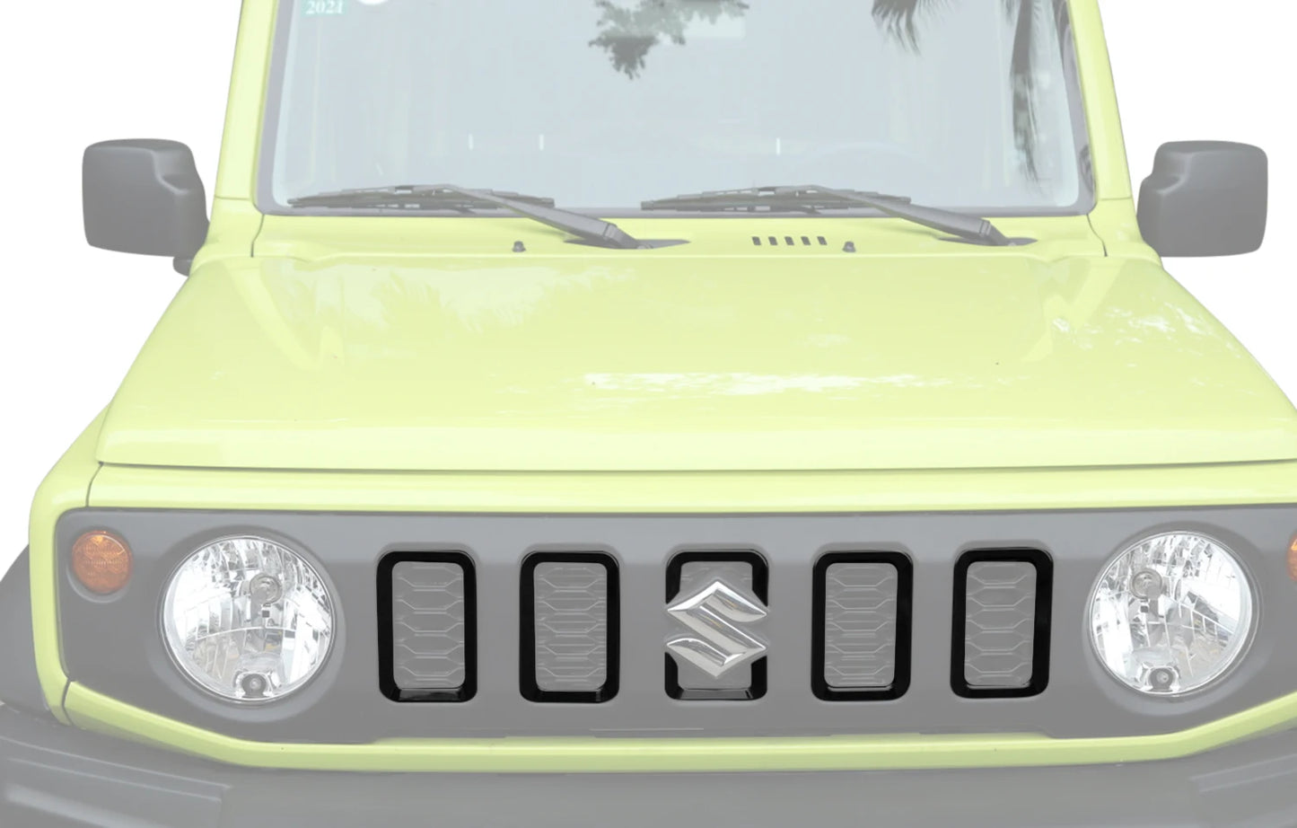 Car Front Grille Grill Inserted Cover for Suzuki Jimny JB64 JB74 2019 2020 2021 2022 2023 Racing Grills Exterior Accessories ABS