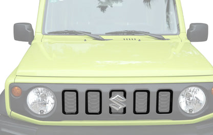 Car Front Grille Grill Inserted Cover for Suzuki Jimny JB64 JB74 2019 2020 2021 2022 2023 Racing Grills Exterior Accessories ABS