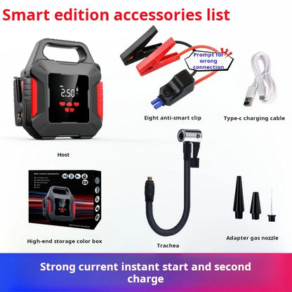 2026 3000A Powerful Car Jump Starter Portable Power Bank Booster Auto Starting Device Emergency Start