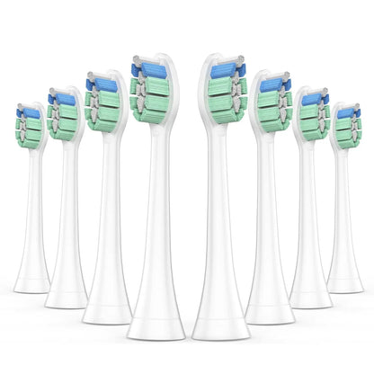 4/8pcs Replacement Brush Heads Compatible with Philips Sonicare Electric Toothbrush Brush Head for 2100 4100 5100 6100 7300 9000