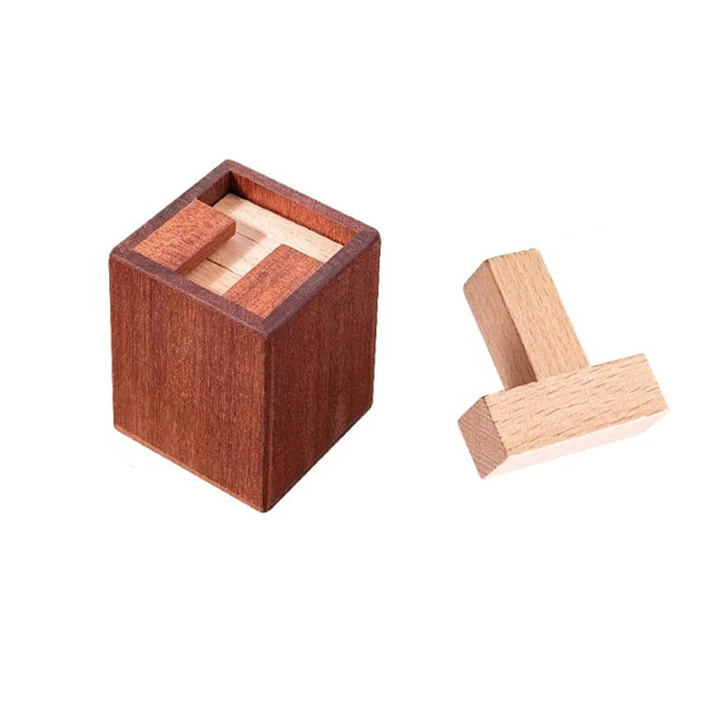 High Difficulty Impossible Wooden Puzzle Box Brain Teasers For Adults Teens IQ Test Toys Educational Mind Challenge Games