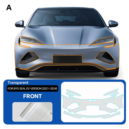 For BYD Seal EV Version 2021-2024 PPF Car Film 9Mil Pre-Cut Paint Protection Film TPU Invisible Anti-scratch Vinyl Wrap Film