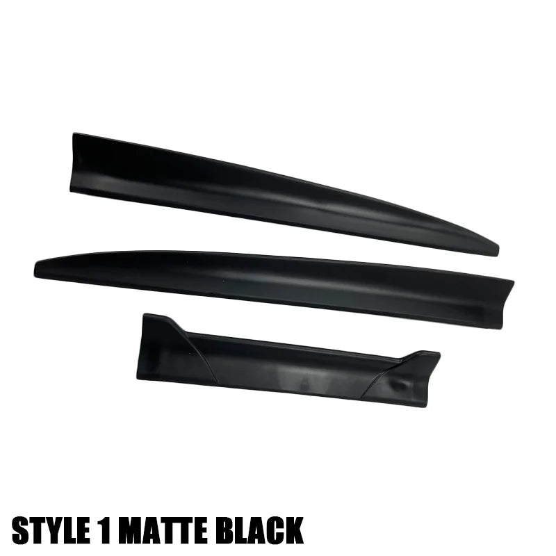 For Audi Accessories A4 B8 2003-2013 Car Rear Trunk Spoiler Wing Lid DIY Length 3Pcs Matt Black Soft Plastic
