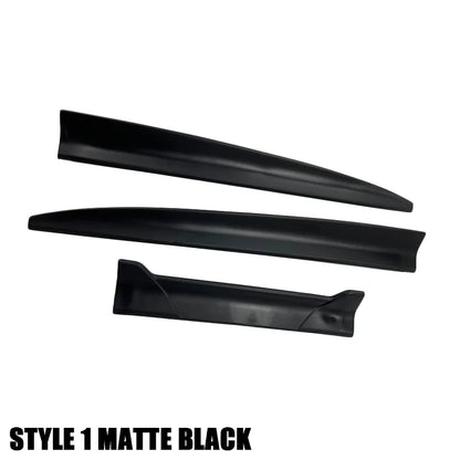 For Audi Accessories A4 B8 2003-2013 Car Rear Trunk Spoiler Wing Lid DIY Length 3Pcs Matt Black Soft Plastic
