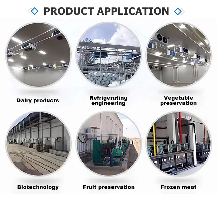 Heat Exchange Condensing Units Commercial Refrigerator Compressor Air Cooled Freezer Unit