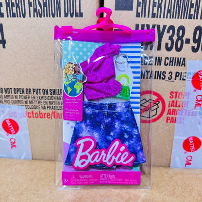 New Doll Fashion Clothing Set，Handbags，Shoes，Christmas Holiday Outfit, For Girls Play Time Dress-Up Diverse Styles Fashion Toy