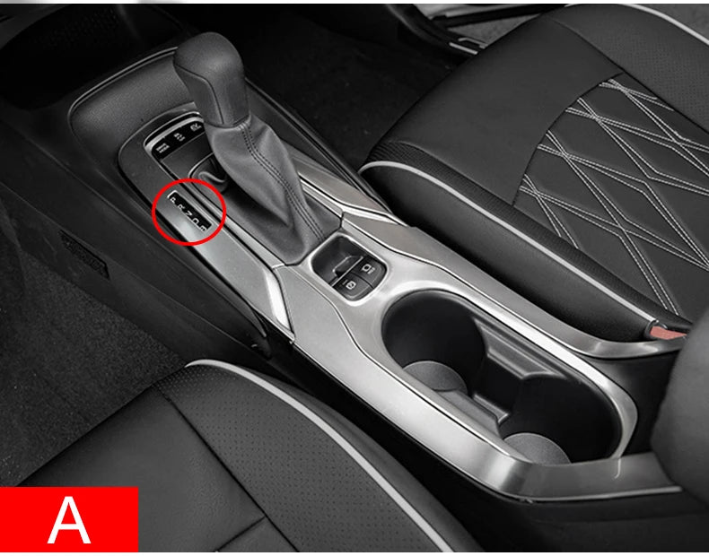 For Toyota Corolla E210 2019 2020 2021 2022 2023 2024 2025 Hybrid Stainless Car Central Console Gear Shift Panel Trim Covers