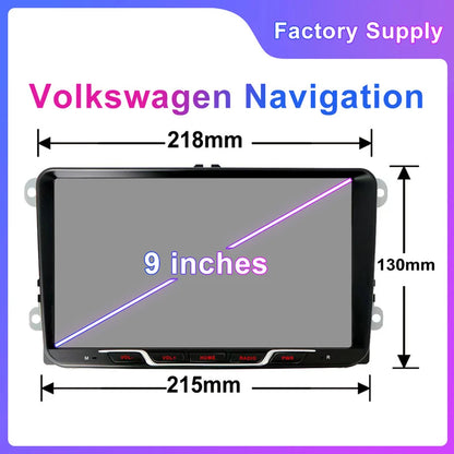 9" 4GB+64GB For VW Scirocco 2008-2015 Car Radio 2DIN Google Map Head Unit GPS Android Auto Stereo Steering Wheel Control