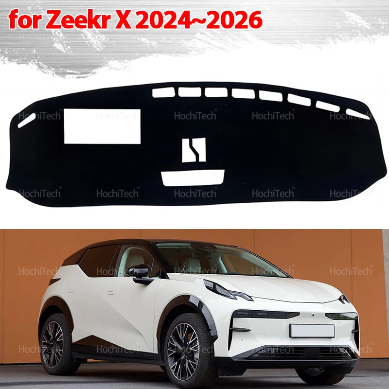 Car Dashboard Cover Dash Mat for Zeekr X 2024 2025 2026 MK2 Pad Sunshade Cushion Sunshield Nonslip Anti-UV Accessories