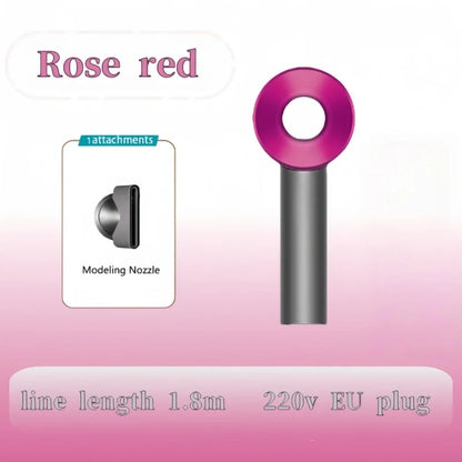 High-speed hair dryer - A negative ion hair care product suitable for home use, featuring powerful airflow and bladeless design