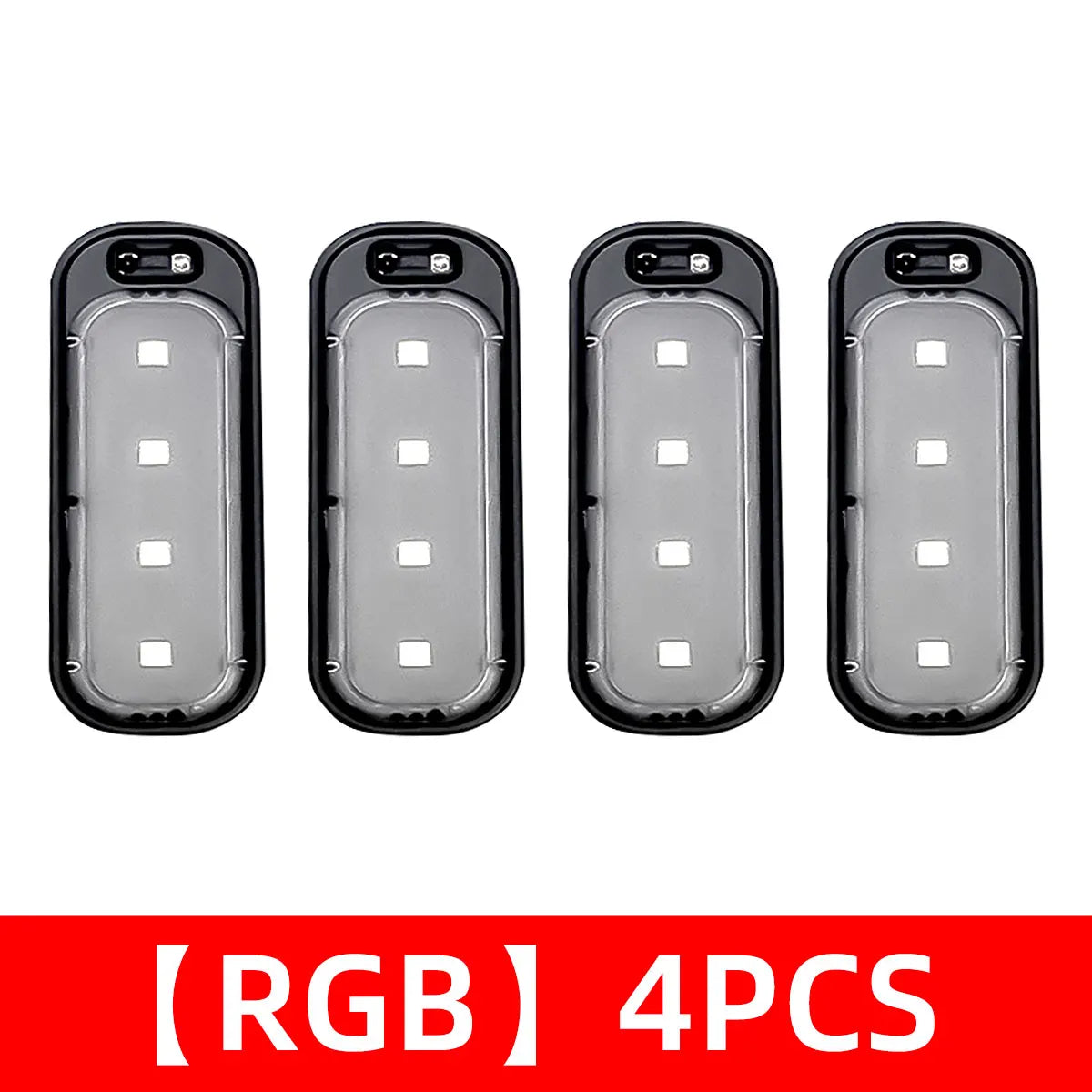 2/4pcs Car LED Door Light USB Charging Wireless Door Warning Lights Safe Anti-collision Signal Lamp Welcome Atmosphere Light