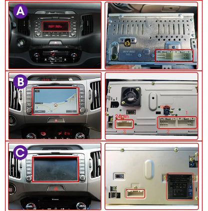 Car Radio Android 15 For KIA Sportage 2010 2011 2012 2013 2014 2015 2016 5G WIFI Qualcomm Navigation DSP Stereo Multimedia GPS
