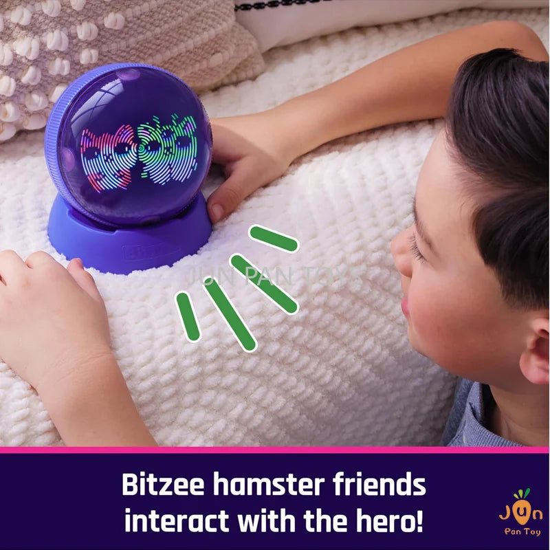 Original Bitzee Hamster Ball Electronic Interactive Virtual Pets Touch LED Light Figure Collectible 20+ Characters Kids Gift Toy