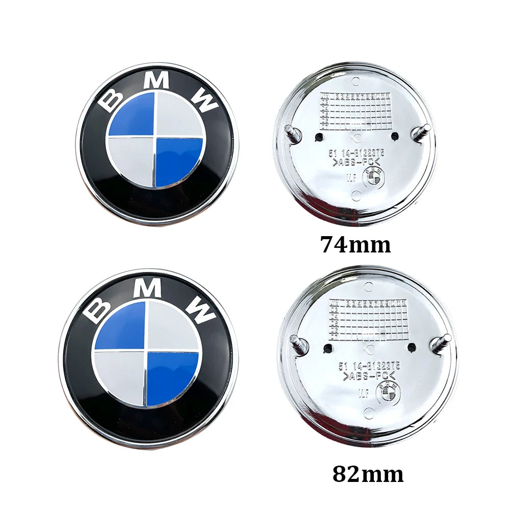 7Pcs Car Hood Front Rear Trunk Emblem For BMW original Logo E36 E46 E53 E39 E90 E60 E93 E87 E34 G20 X3 X5 F30 F20 X6 accessories