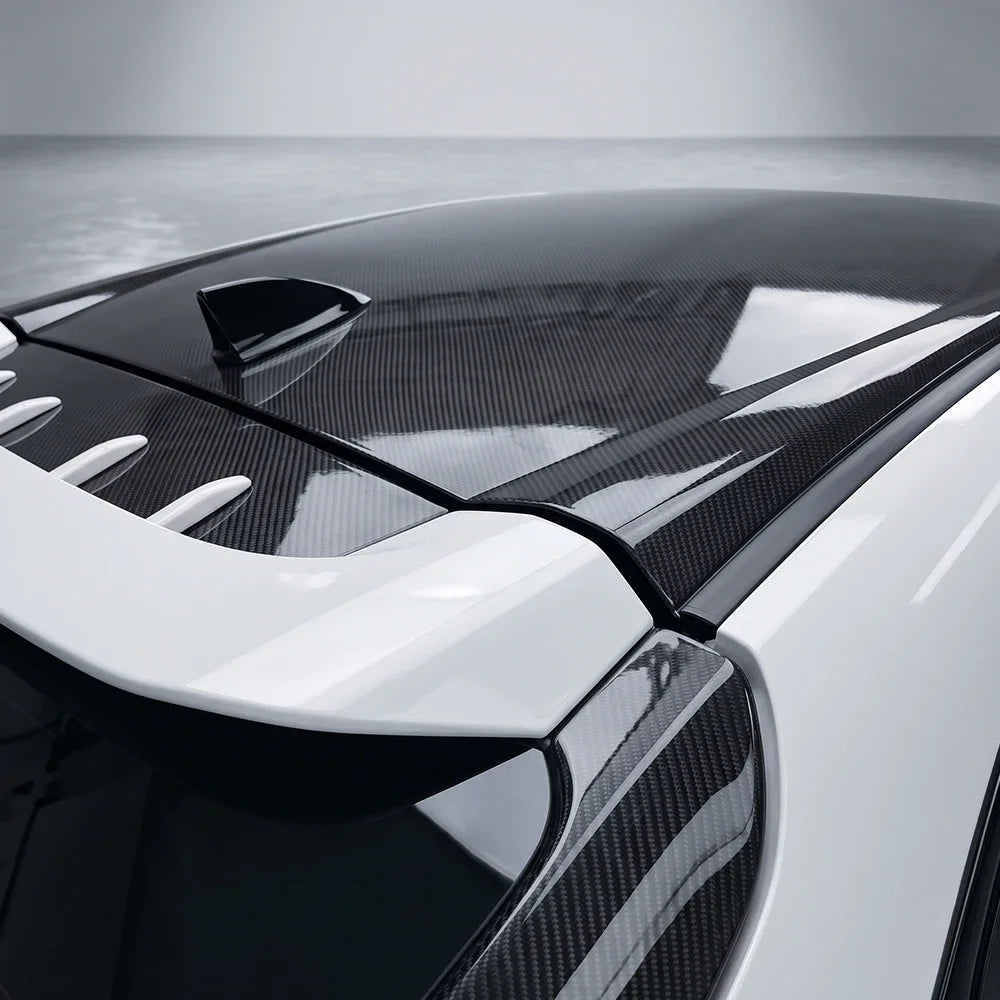 Glossy PET 6D Carbon Fiber Black Car Vinyl Wrap Film Self Adhesive Carbon Fiber Car Roof Color Change Decor Film Air Bubble Free