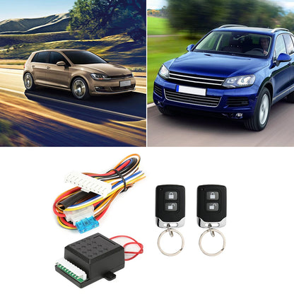 12V Universal Car Remote Control Door Lock Kit Vehicle Keyless Entry Alarm System Anti-Theft Portable Remote Control Kit401/T242