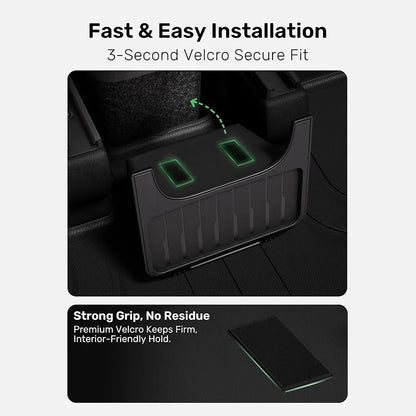Rear Seat Storage Box for Tesla Model Y 3 Highland Organizer Center Console Bins Backseat Trash Can Garbage Bag Tray Accessories