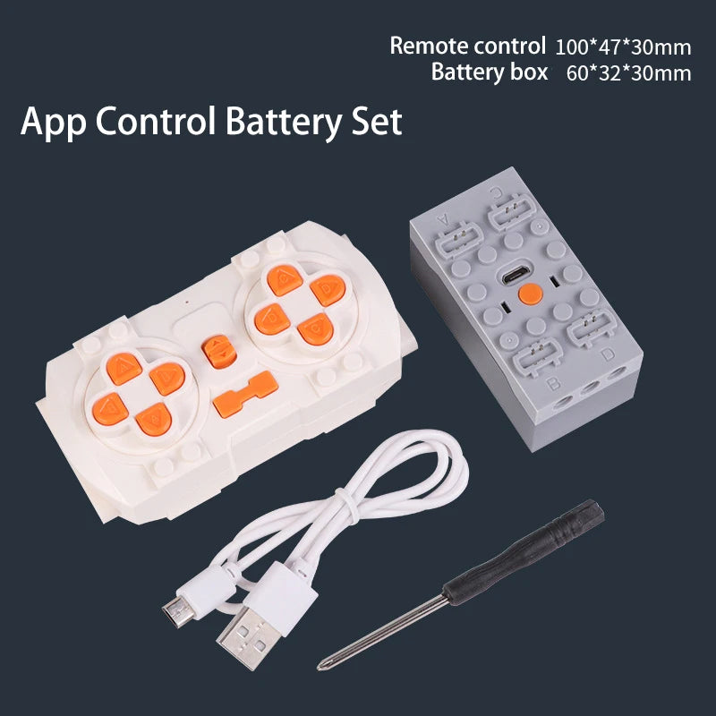 88002 80003 80004 High-Tech Parts MOC Motor Servo Power Functions Motor Multi Tool PF Model Building Blocks Compatible With LEGO