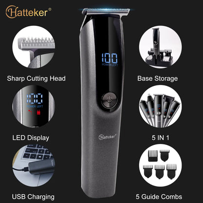Professional Electric Shaver for Men 3-Blade Portable Razor with Ergonomic Handle Ultra-Smooth Home Use Shaving Performance