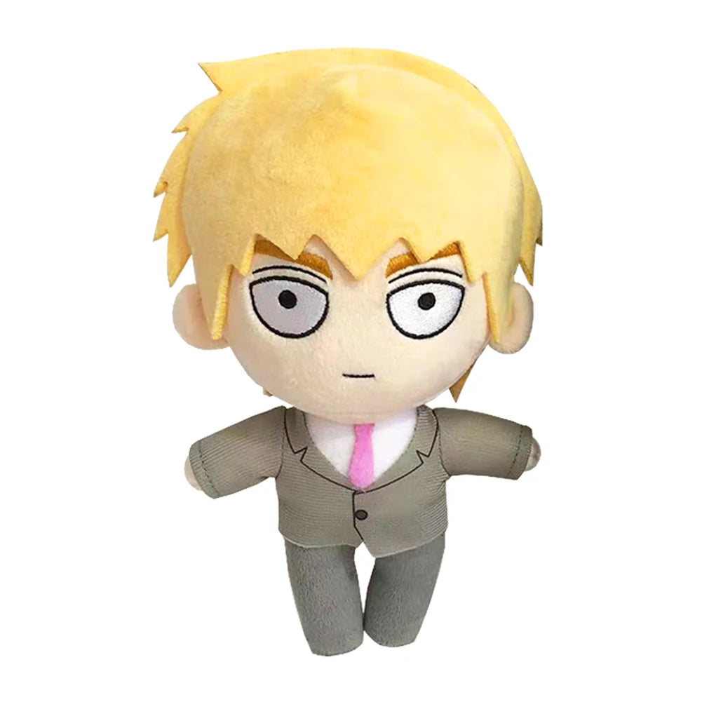 Mob 100 Anime Plush Toys Reigen Arataka Plushies Kageyama Shigeo Figure Soft Stuffed Plush Pillows Mob Toy Doll Child Xmas Gifts