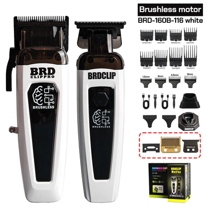BRDCLIP 7500RPM Brushless Motor Professional Hair Clipper Barber Hair Cutting Machine Kit Salon Hair Trimmer for Men 106 078
