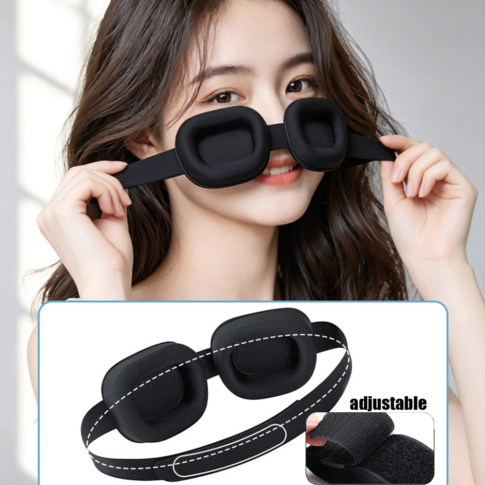 3D Sleep Mask Adjustable For Side Sleeper Eyeshade Light Blocking Blindfold Eye Cover Mask Sleeping Aid Eyepatch For Travel Rest