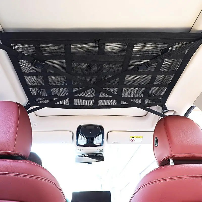 NEW Car Ceiling Cargo Net Strong Load-Bearing Mesh Auto Roof Storage Net Pocket Travel Supplies Car Stowing Tidying Accessories