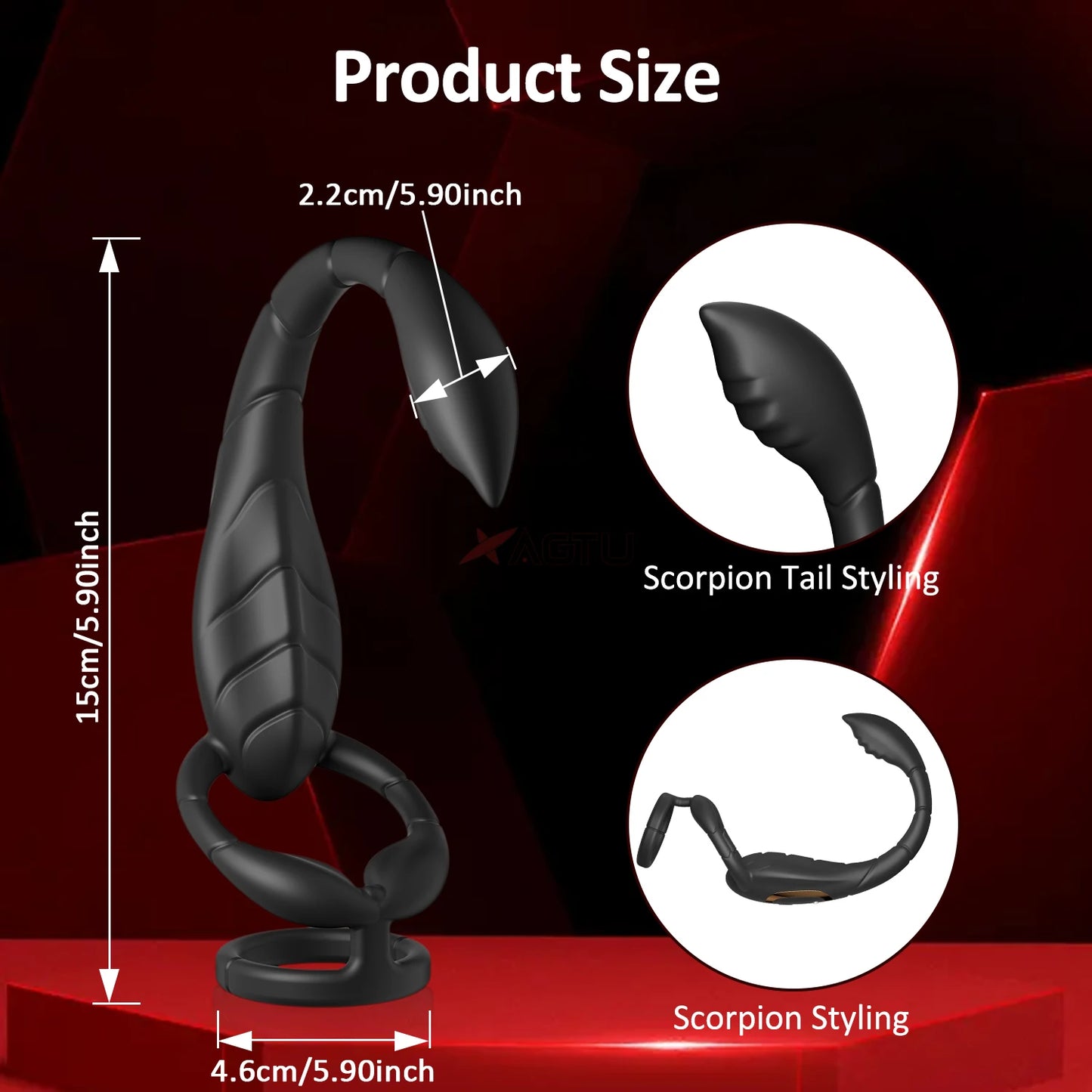 Cock Ring Prostate Vibrator for Men Male Double Ring Anal Plug Vibrating Delay Ejaculation Male Masturbator Sex Toys for Men 18+