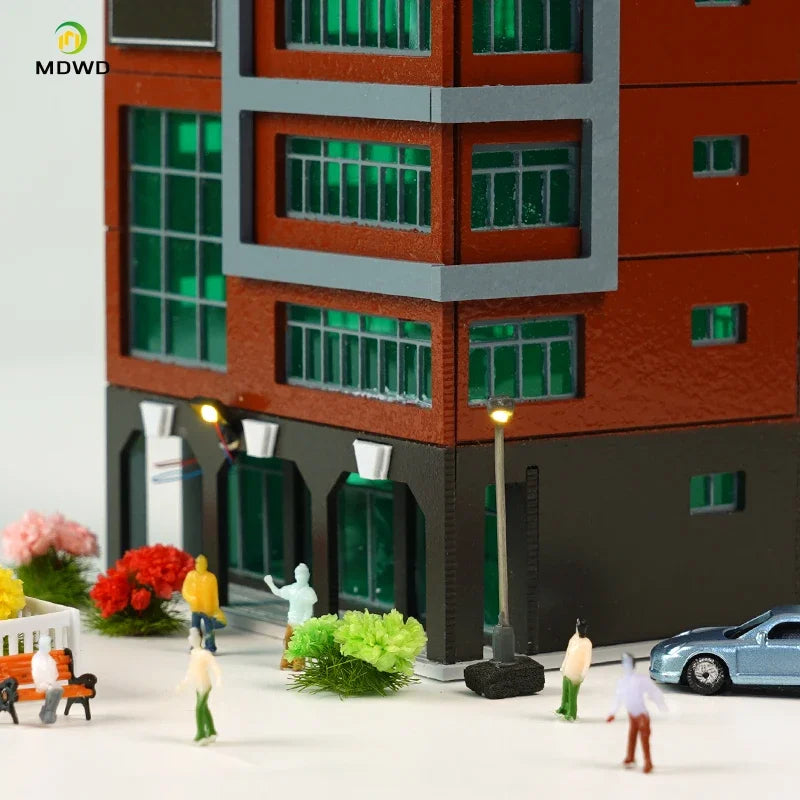 Outland Models 144 N Scale Train Railway Skyscraper Building Shopping Center Toy Educational Playful Learning