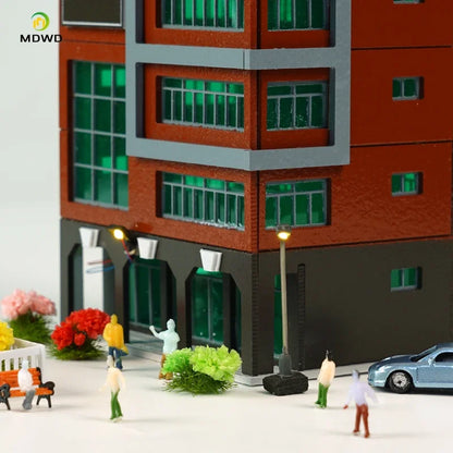 Outland Models 144 N Scale Train Railway Skyscraper Building Shopping Center Toy Educational Playful Learning