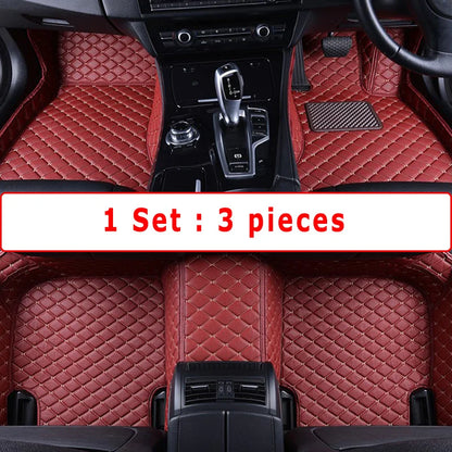 RHD Car Floor Mats For Toyota Highlander XU50 Kluger 2014 2013 2012 2011 2010 2009 (5 Seater) Auto Carpet Accessories Interior