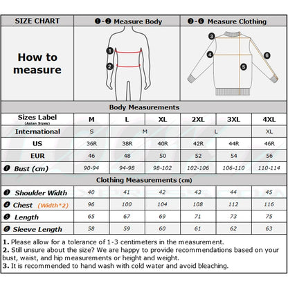High-quality Men's Business Casual Solid Color V-neck Long Sleeve Warm Sweater, 2024 Daily Versatile POLO Shirt.M-4XL