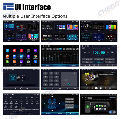Universal 7"/9"/10“ 2DIN Android 13 4+64G Car Stereo Carplay Android Auto GPS Navigation Bluetooth FM RDS Radio WIFI Touchscreen