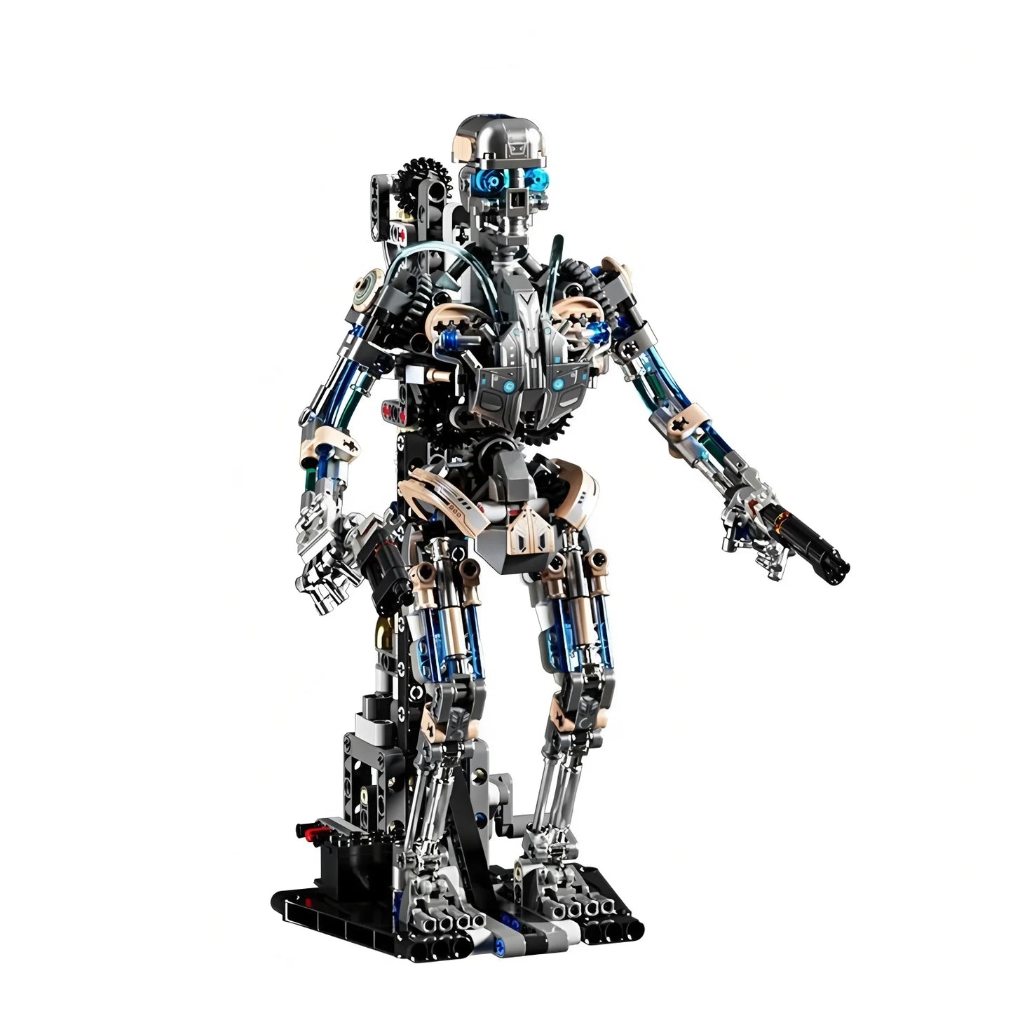 Skeleton Robot Building Block Model, Mechanical Assembly Building Blocks, Children's Building Block Toys, Children's DIY Gifts