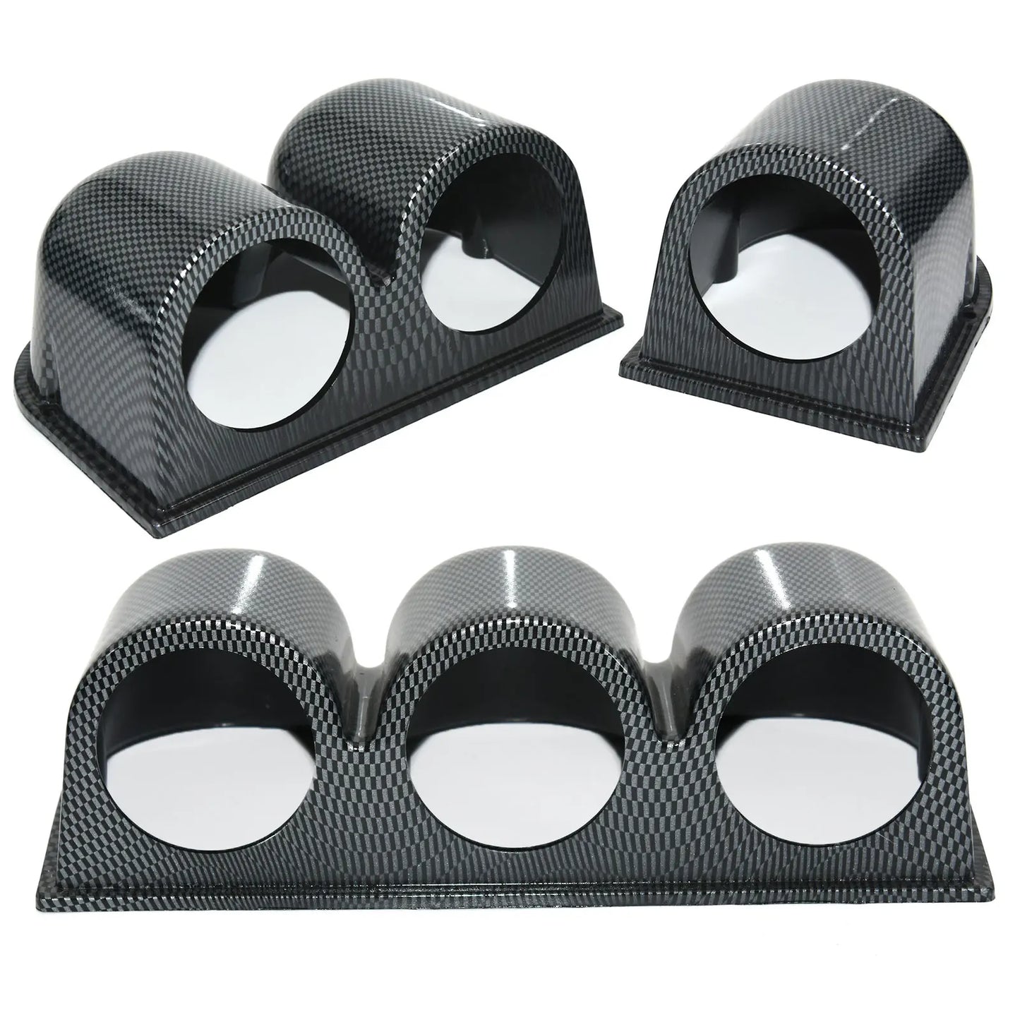 52MM Car Gauge Pod Black Single & Dual & Triple Hole Gauge Holder Racing Car Left Right Drive Bracket for 2 inch Meter Universal