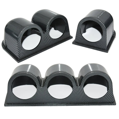 52MM Car Gauge Pod Black Single & Dual & Triple Hole Gauge Holder Racing Car Left Right Drive Bracket for 2 inch Meter Universal