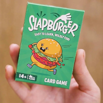 Slapburger Card Game - Fast-Paced Family Party Games Game Night & Friends - Easy to Play Card Game 2-6 Players