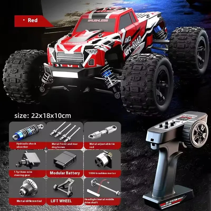 JHD For 2025 New Orignal JJRC C8811 Brushless Motor 4×4 Powerful Power  2.4g Frequency High Speed  C8811 Off-Road Model