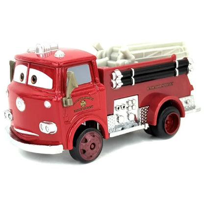 #NEW 53PCS Full-set Pixar Cars Lightning McQueen Fillmore 4-9CM 1：55 Metal Model Racing Car Toy Children's Birthday NEWYEAR Gift