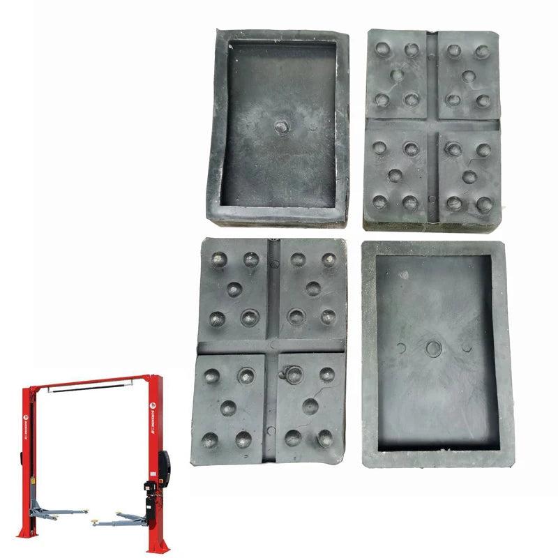 4Pcs/lot Universal Square Ox Tendon Rubber Arm Pads lift pad Rubber Arm Pad fit For Auto Lift Car Auto Truck Hoist