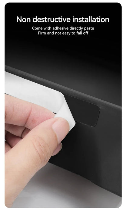 For BYD Shark 6 2024 2025 Car Behind Instrument Screen Silicone Storage Box Phone Holder Anti-slip Organizer Box Car Accessories