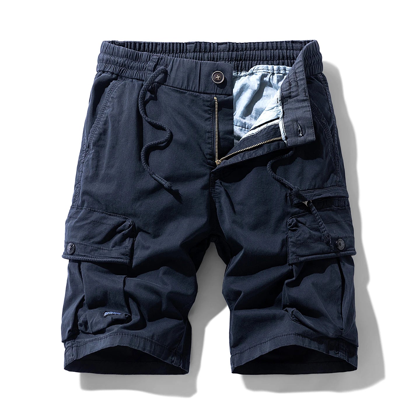 Summer Men Cargo Cotton Shorts Mens Beach Multi Pocket Shorts Pants Man Spring Casual Fashion Joggers Shorts Male Dropshipping