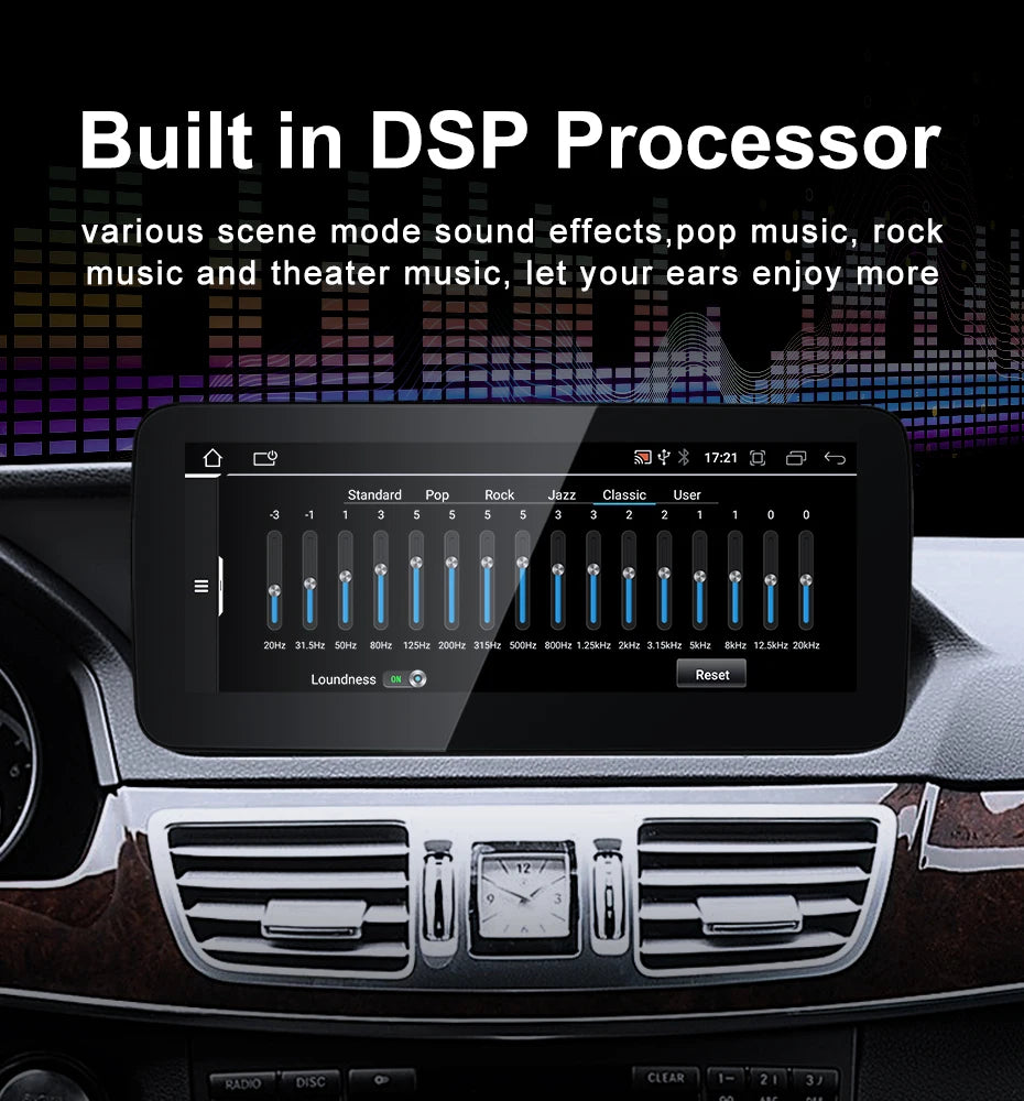STWE New Car Multimedia Wireless Android AUTO CarPlay 10.25inch 12.3inch Screen For Mercedes Benz E Class W212 Car Video Players
