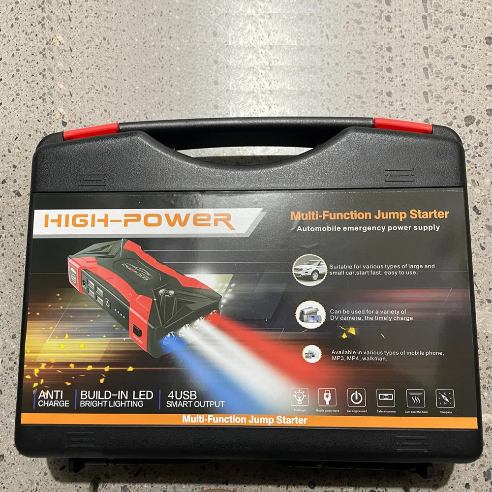 Portable Power Bank Battery Starter Launcher For Car Booster Articles 99800mAh 20000mAh Car Jump Starter 3000A Starting Device