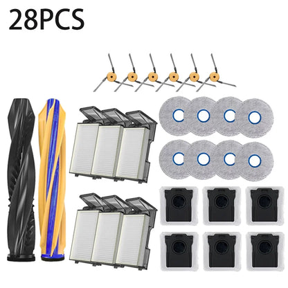 Dreame X60 Ultra/X60 Master/X60 Max Ultra  Accessory Robot Vacuums Cleaner Dust Bag Main Side Brush Hepa Filter Mop Cloths Spare